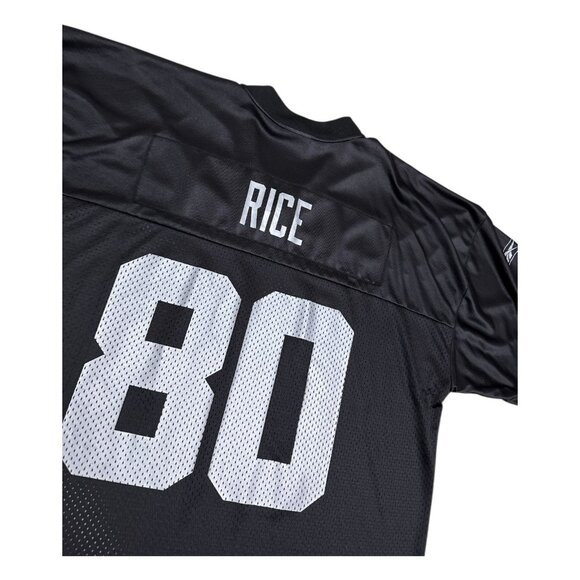 OAKLAND RAIDERS Jerry Rice Vegas Vintage 2000s Y2K NFL Football Jersey Mens XL - Picture 3 of 7